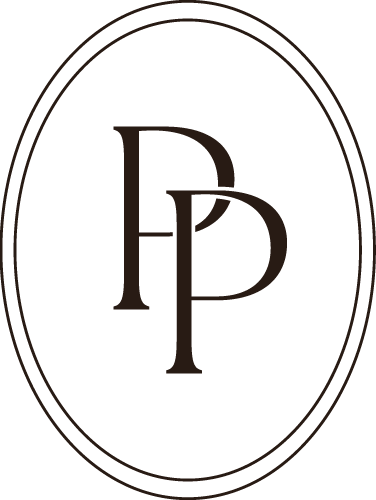 Paper & Pearls Oval Logo