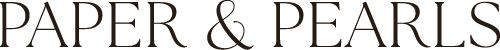 Paper & Pearls Primary Logo